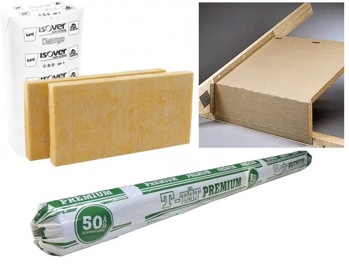 Isolerpaket Modulhus Tak 340 mm