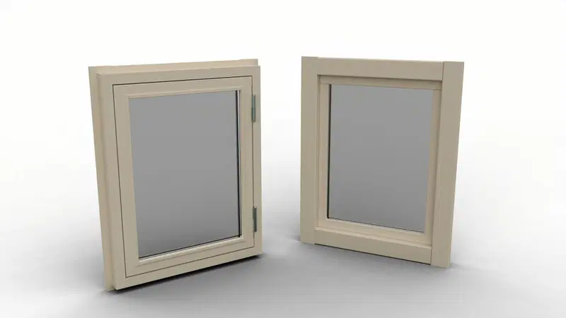 Öppningsbart fönster 530x670mm Energi 45mm vägg