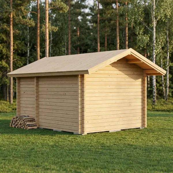 Bastustuga tät grundmodell 15 kvm