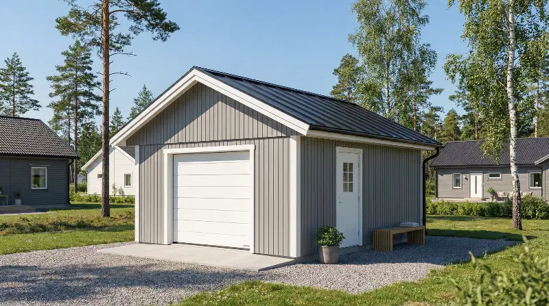 Attefallsgarage Tallskär 25 kvm