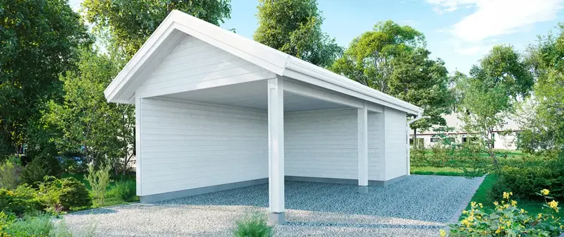Sidobyggnad Carport
