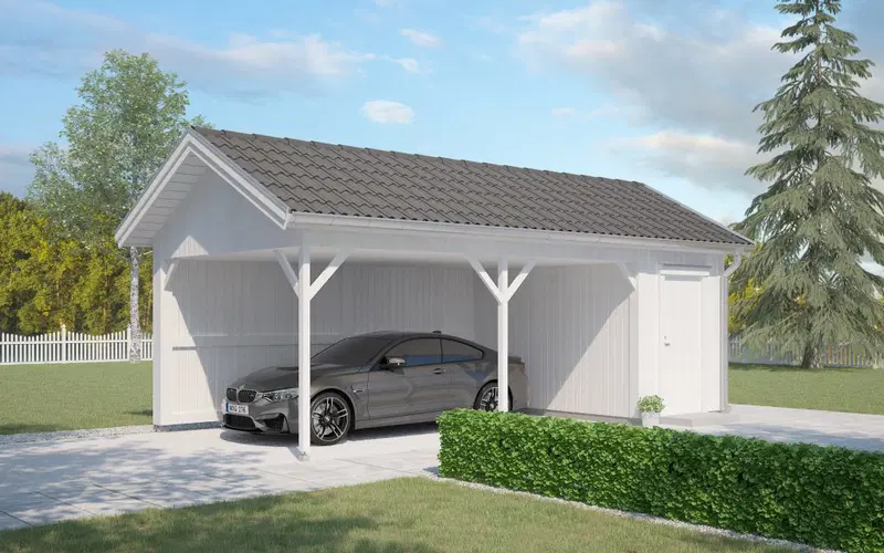 Carport enkel 30 kvm