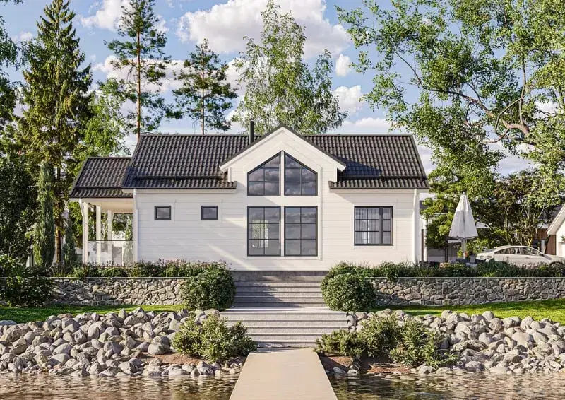 The Hohde 60 small log house 