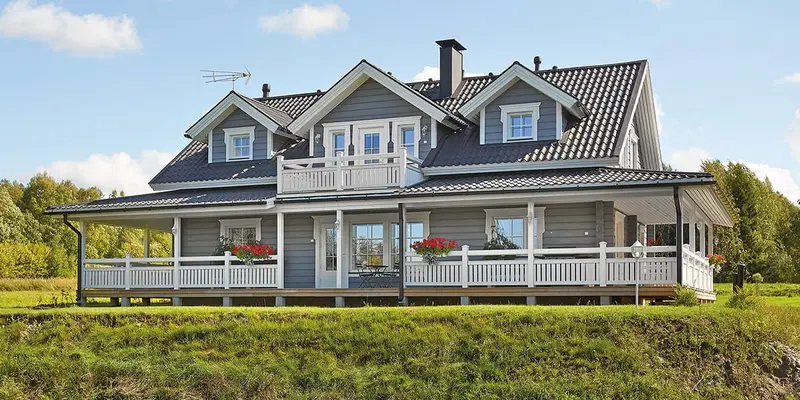 Traditional Harjula 204 log house