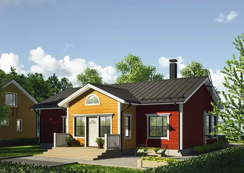 Traditional Kaulinranta 120 wooden house