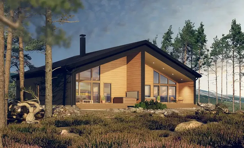 Duetto 160 log cabin duplex