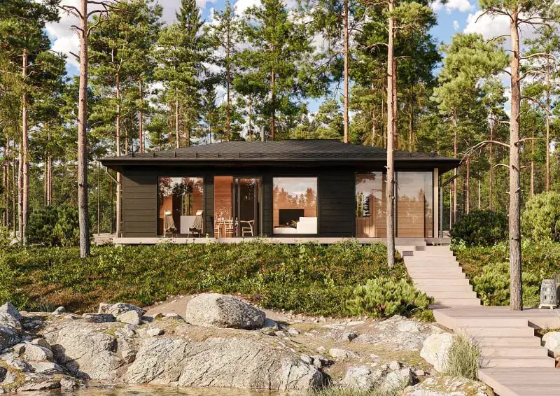 Scandinavian villa Auma 70