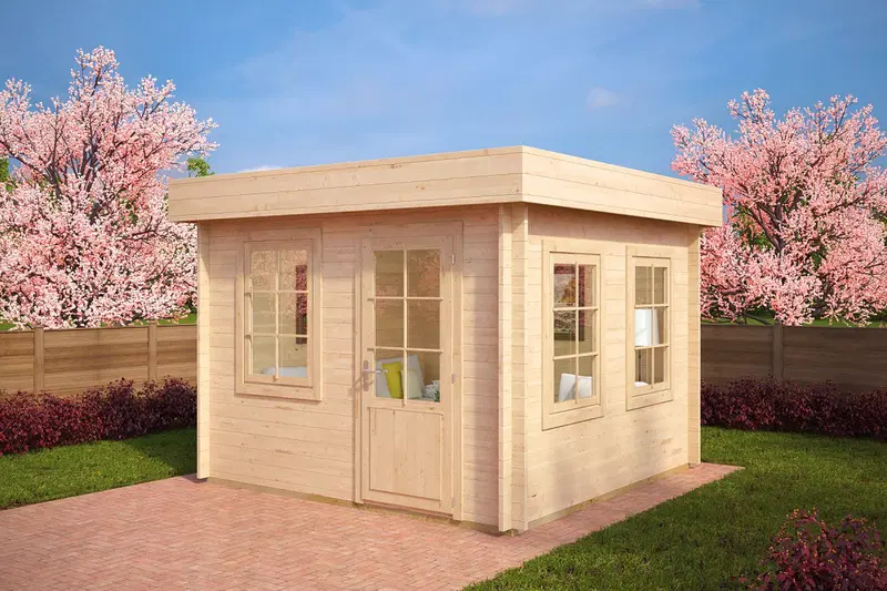 Friggebod “Lucas C” 9m² / 3 x 3 m / 44mm