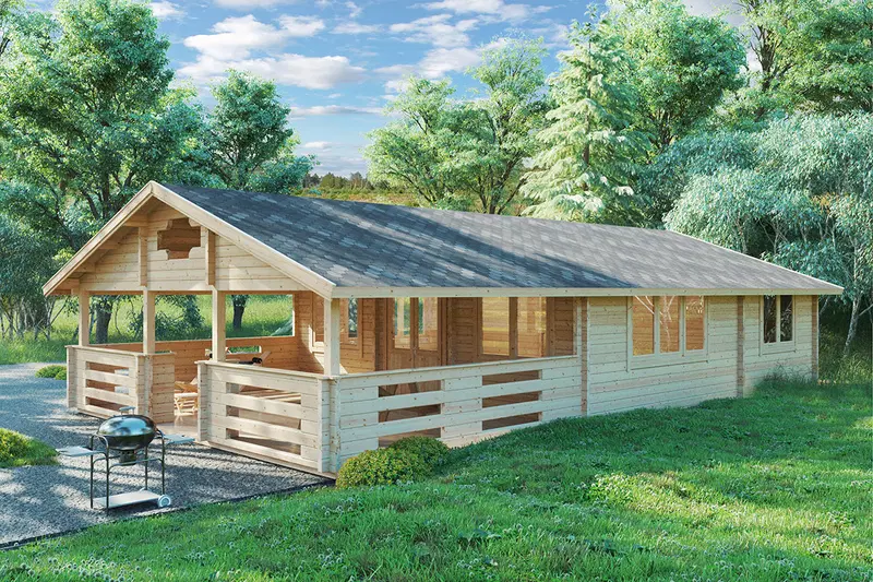 Fritidshus “Holiday F” 50m² / 7 x 12 m / 70mm