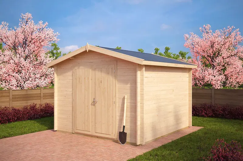 Redskapsbod “Nora A” 9m² / 3 x 3 m / 44mm