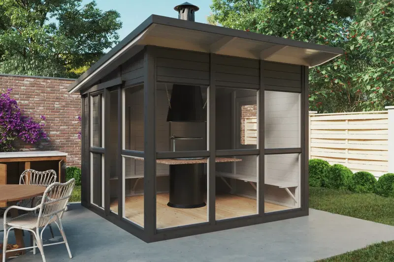 Grillstuga “Noah BBQ” 7m² / 3 x 3 m