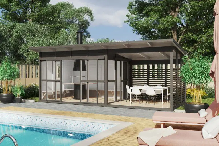 Grillstuga “Elias XL BBQ” 10m² / 7 X 4 m