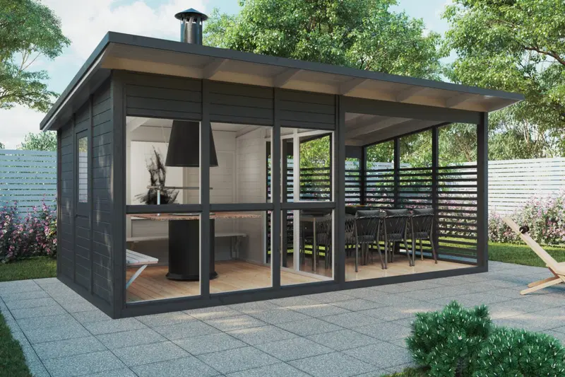 Grillstuga “Elias BBQ” 7m² / 6 x 4 m