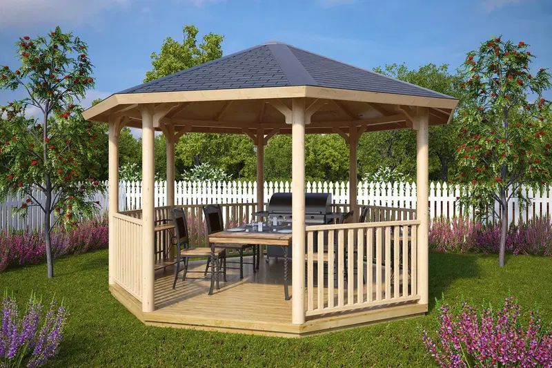 Lusthus “Elizabeth XL” 15m² / 4 x 4 m