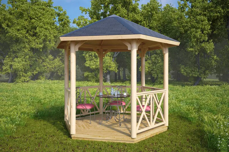 Paviljong “Lotte S” 6m² / 3 x 3 m