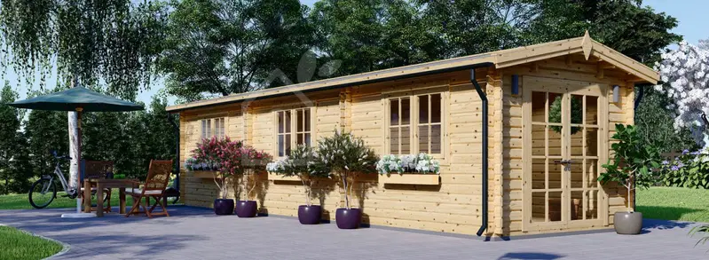 Attefallshus STRONGHOLD (44 mm), 3x10 m, 30 m²