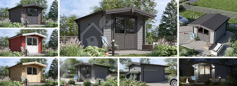 Friggebod PETER (34 mm), 3x3 m, 9 m² Snabb leverans
