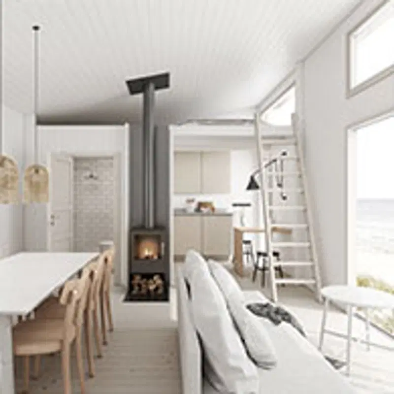 Stensund stuga med loft 30 kvm