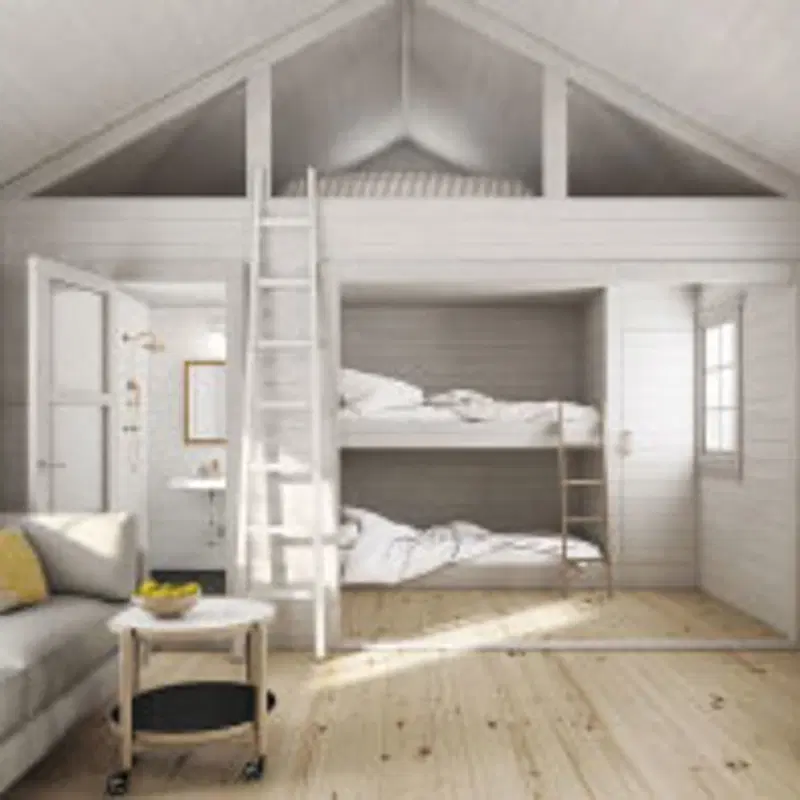Nyby stuga med loft 25 kvm