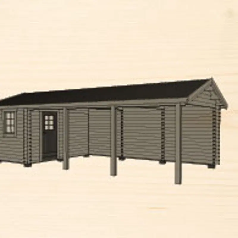Grannäs carport med förråd 30 kvm